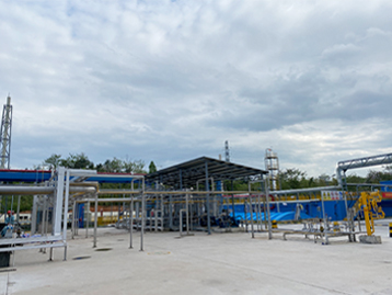 1000kg/h気化能力を有する大型蒸気気化器にて、生産ニーズに満たし、安全生産を維持する